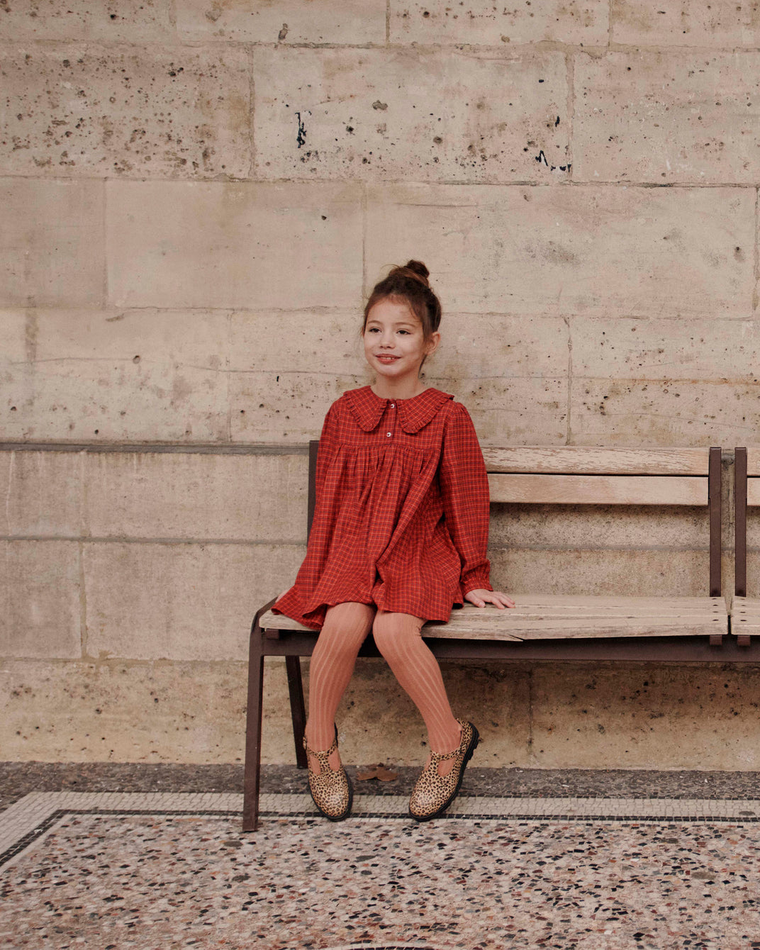 Robe écossais rouge