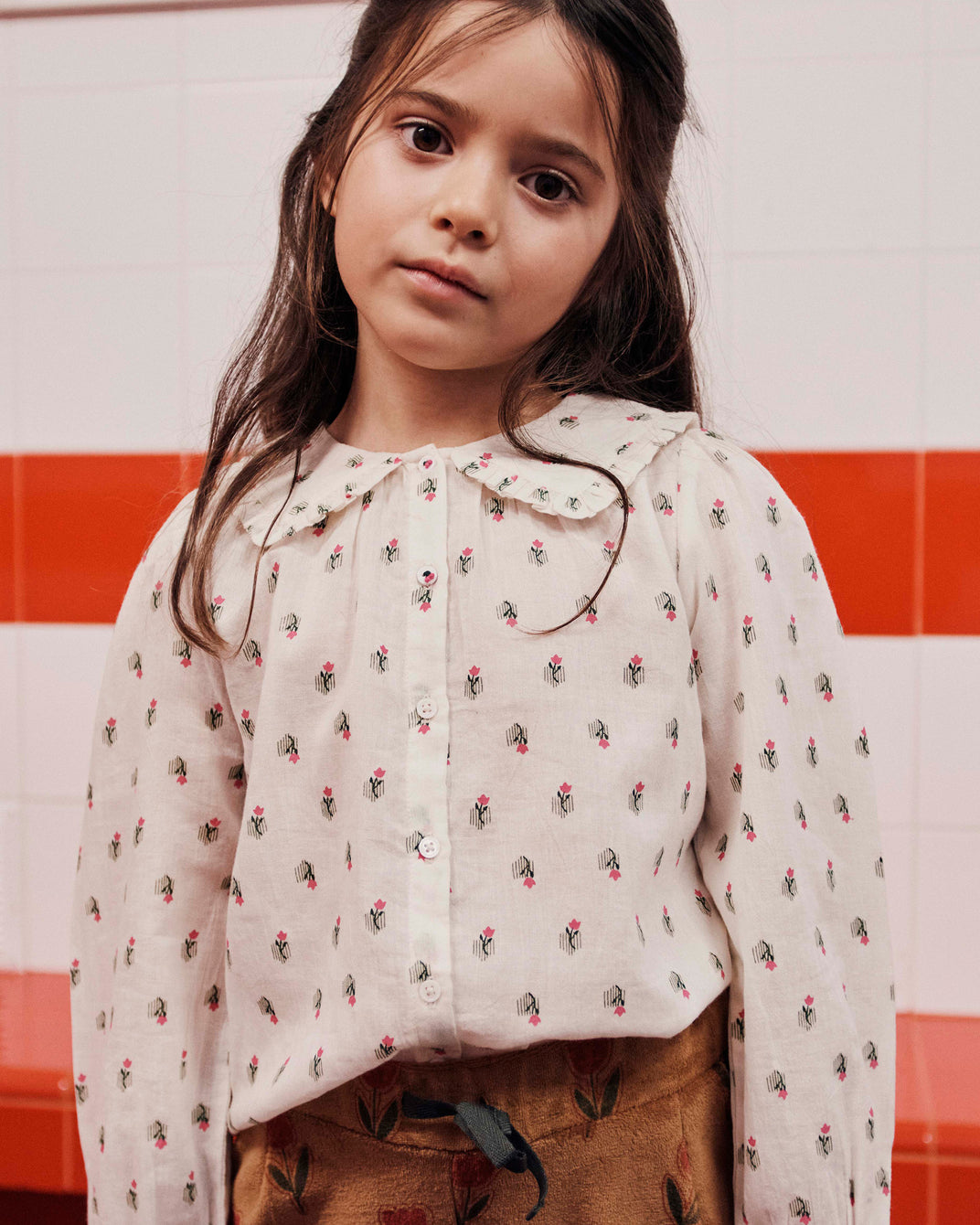 Blouse fille Lily écru