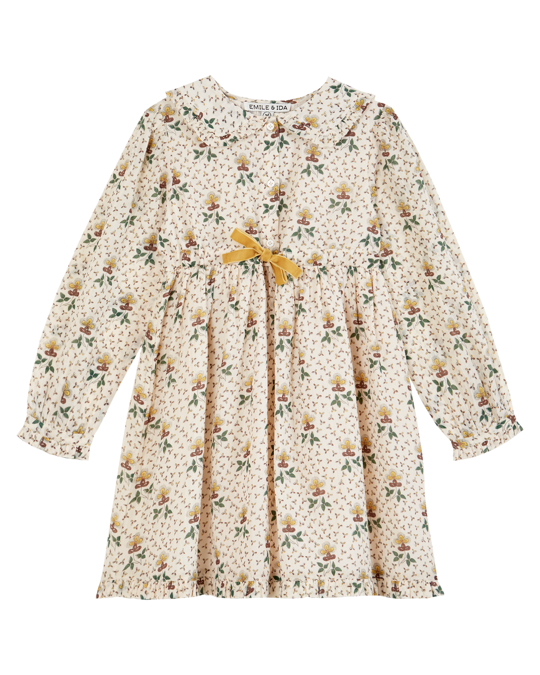 Robe agate noeud beige clair