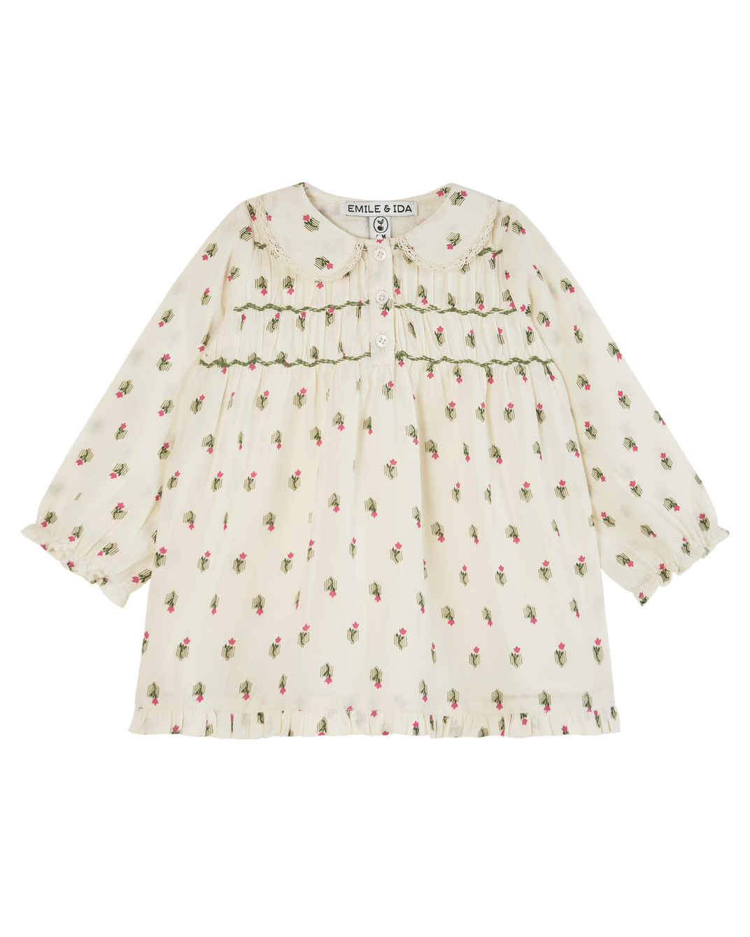 Robe bébé lily écru