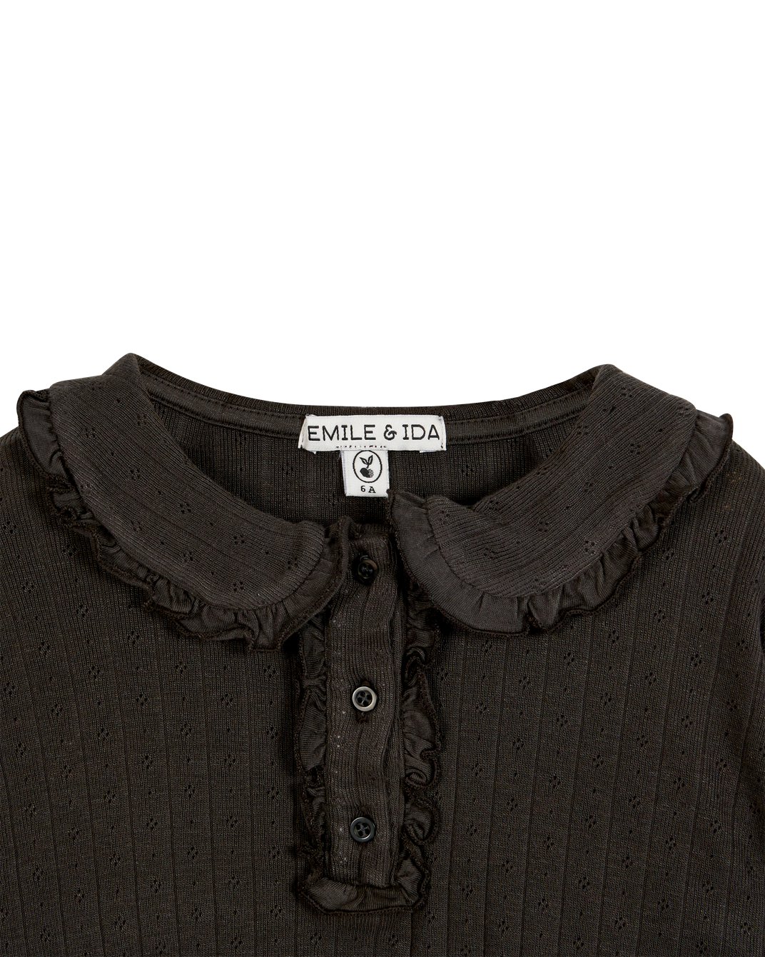 T-shirt coton et modal bitume