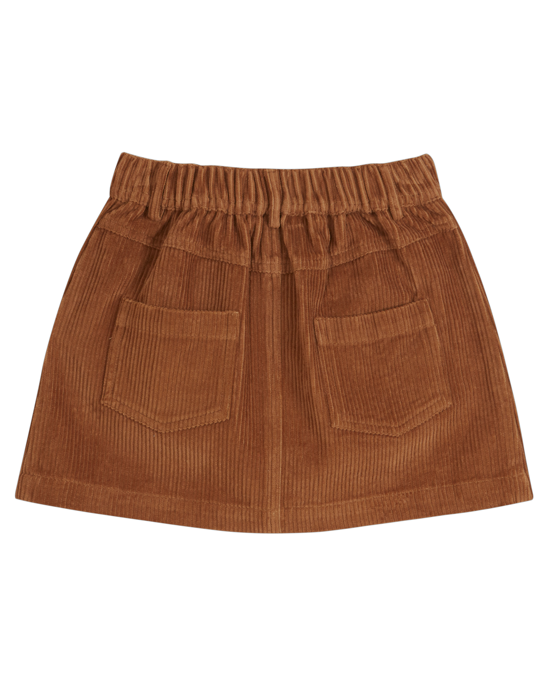 Macadamia velvet mini skirt