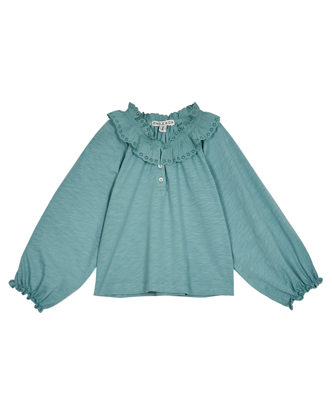 Blouse à fronces coton bio pluie