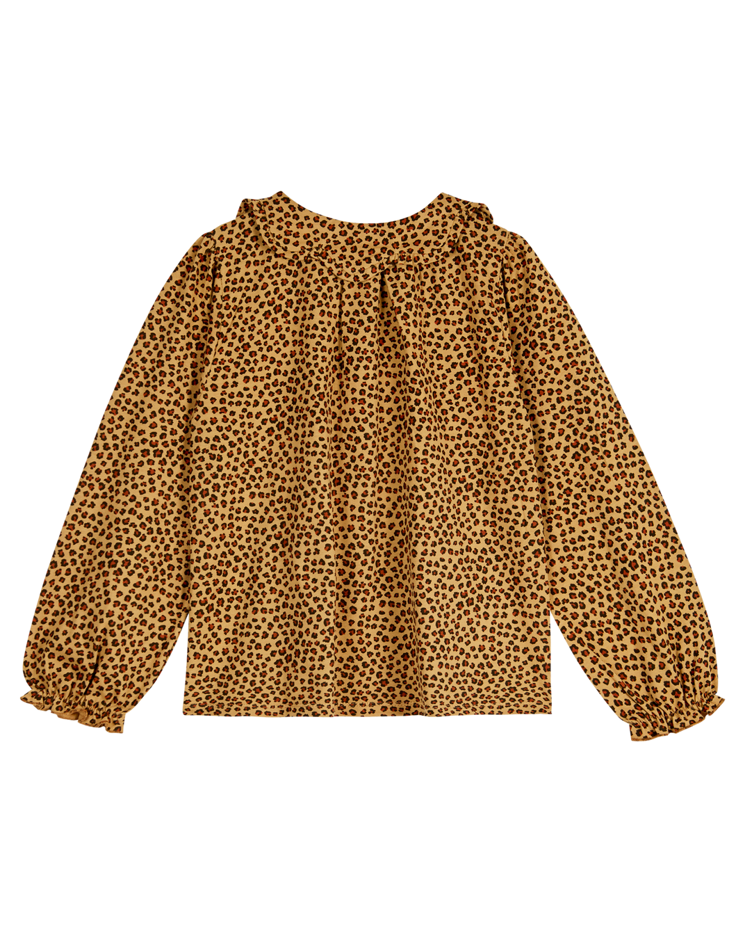 Blouse coton bio léopard