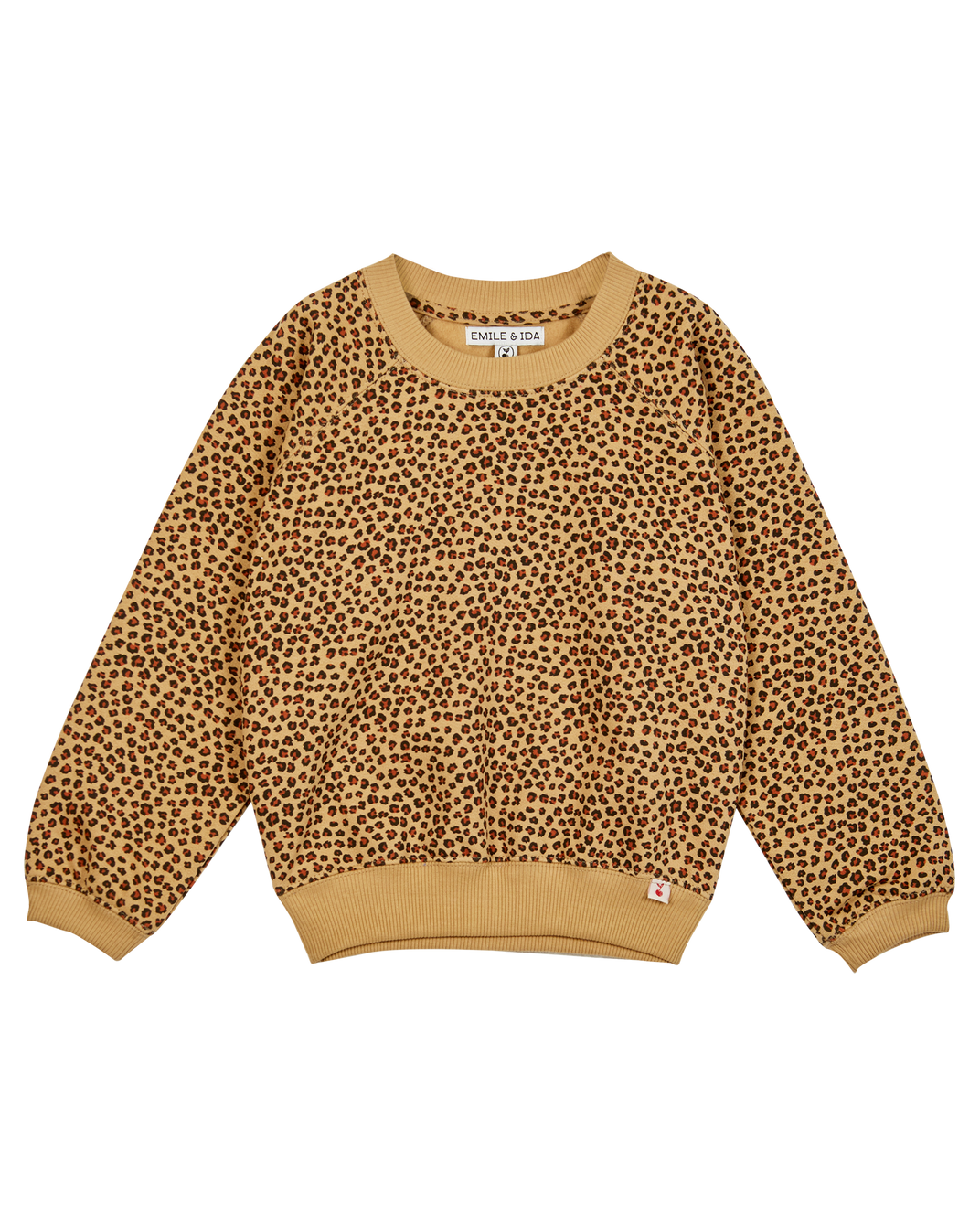 Sweat coton bio léopard