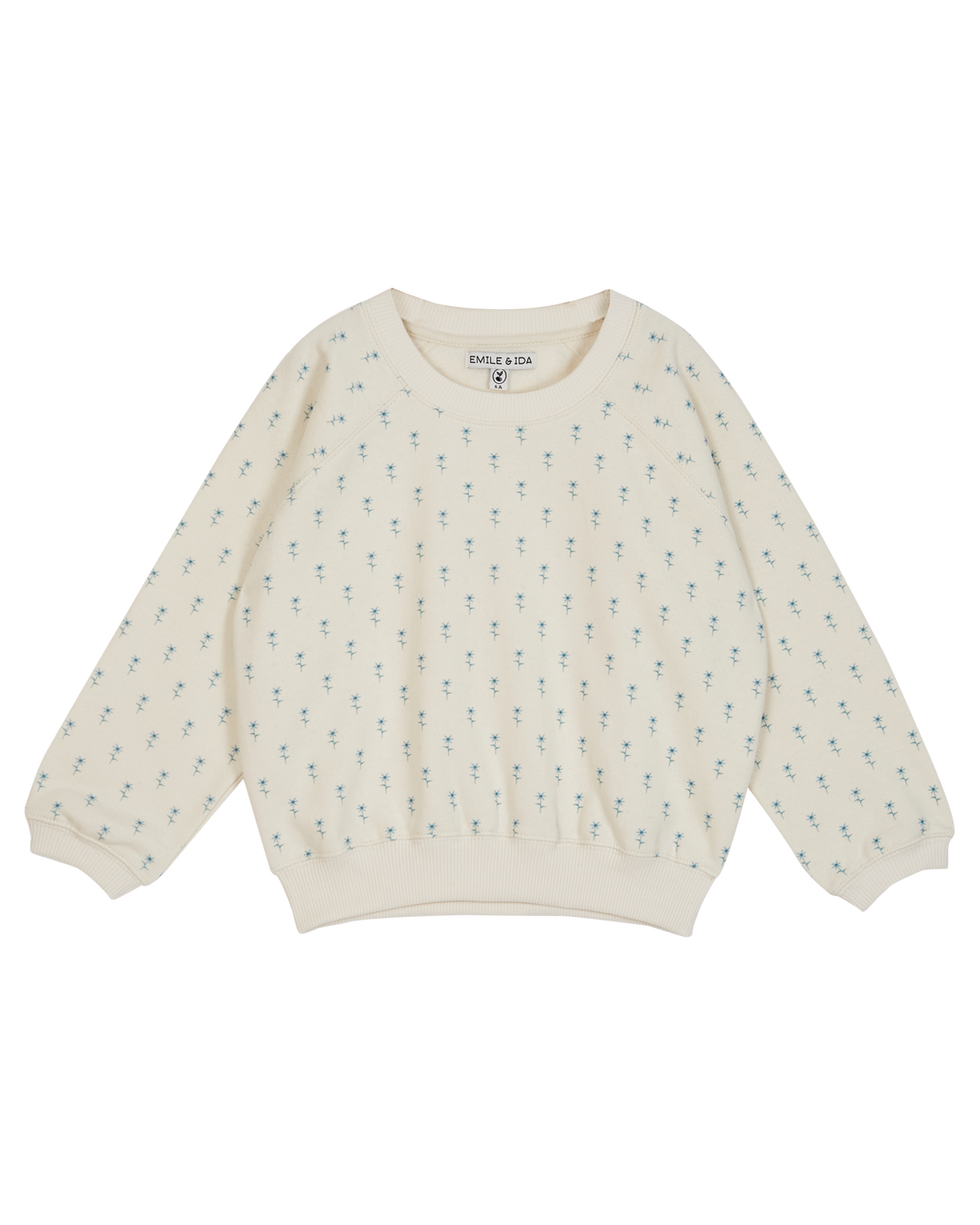 Sweat sunflower coton bio écru