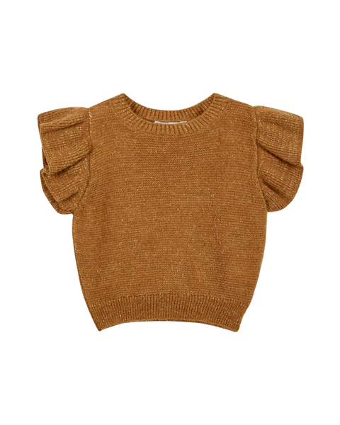Pull sans manches lurex dune