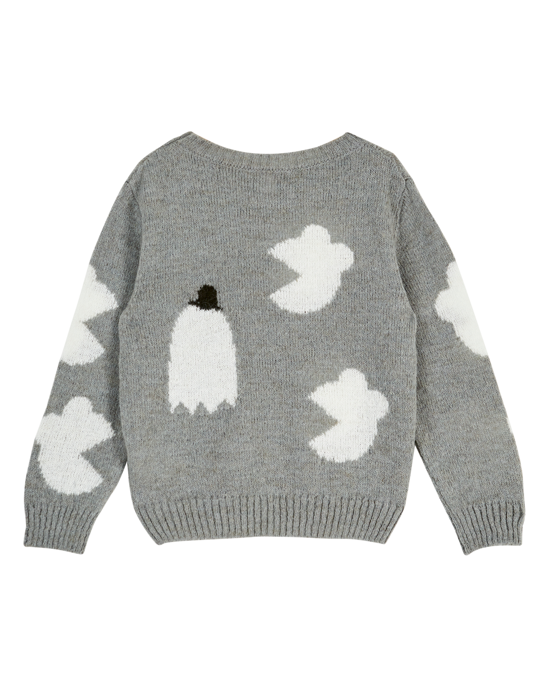 Pull fantôme gris chiné