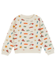 Sweat rétro coton bio écru