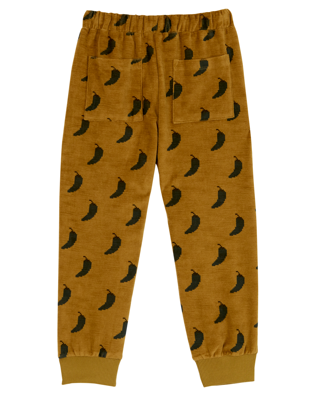Jogger piment velours vert olive