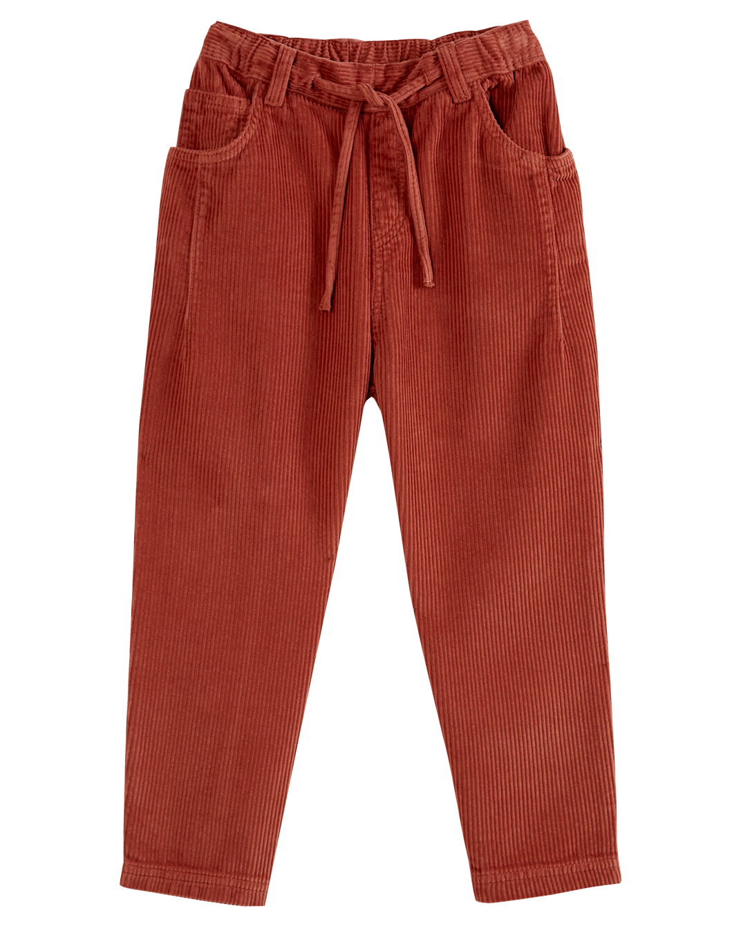 Pantalon velours terracotta