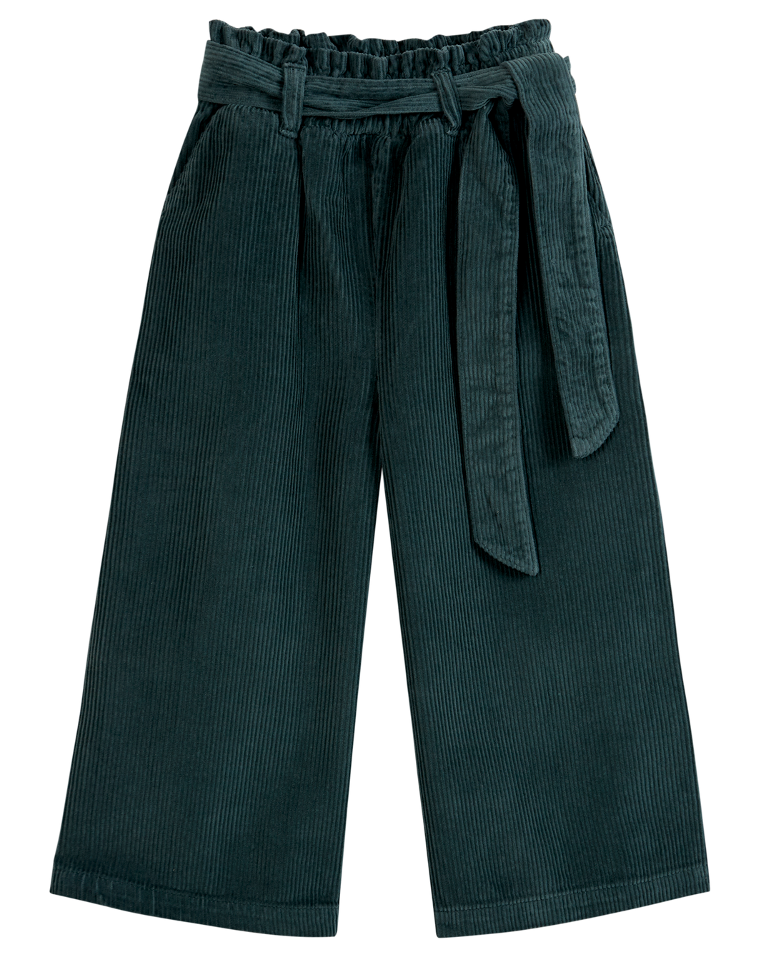 Pantalon cropped velours sapin