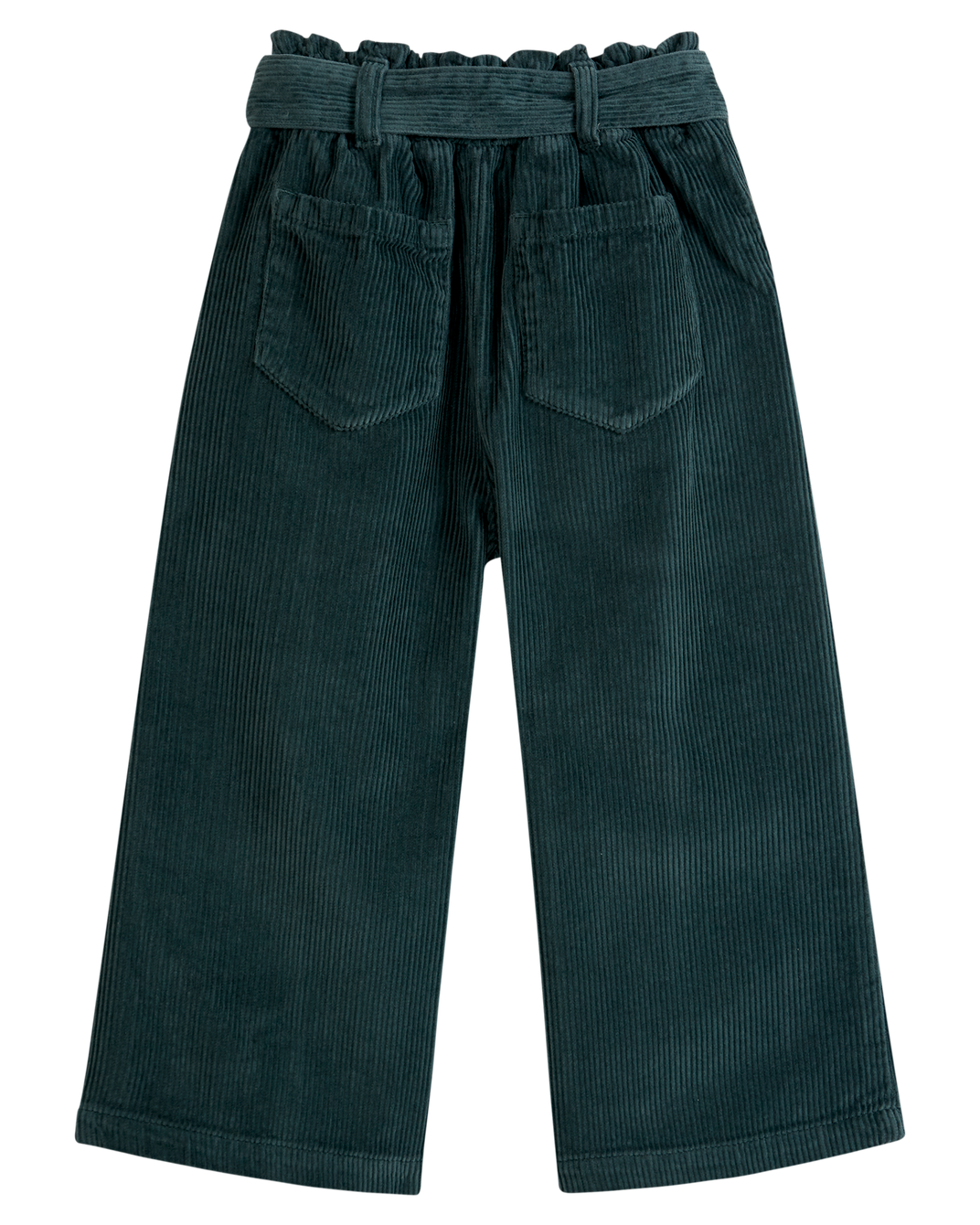 Pantalon cropped velours sapin