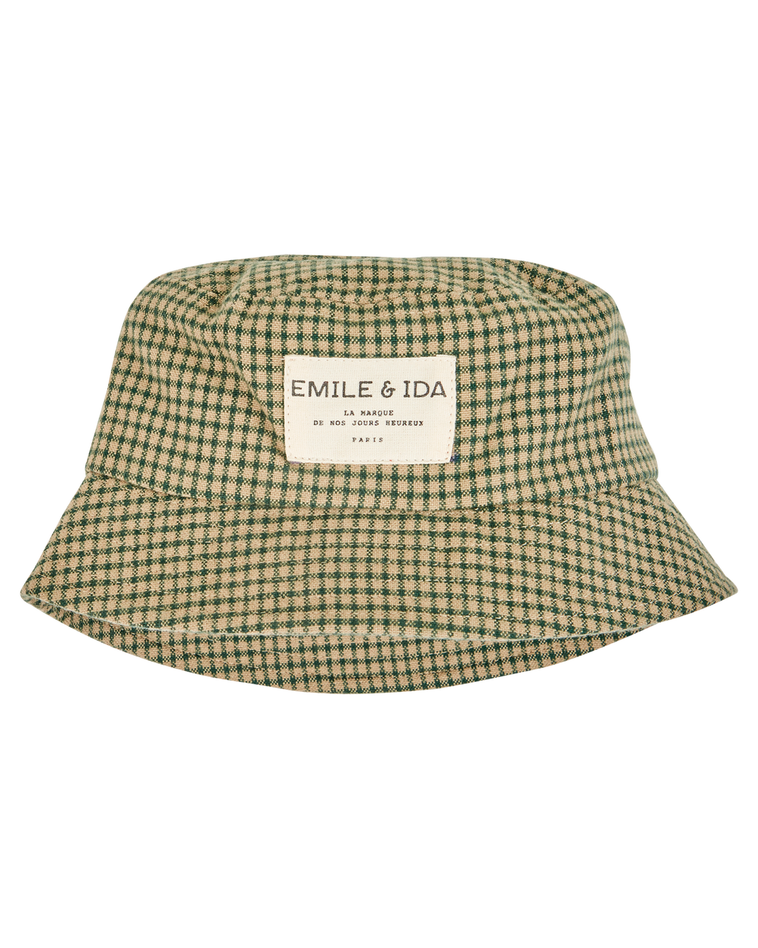 Bob enfant carreaux denise vert