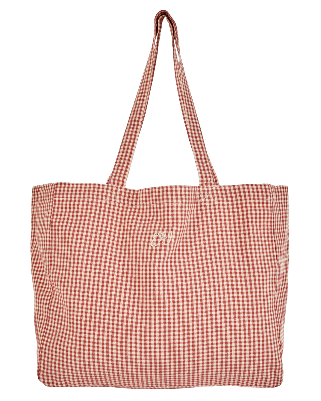 Cabas vichy framboise