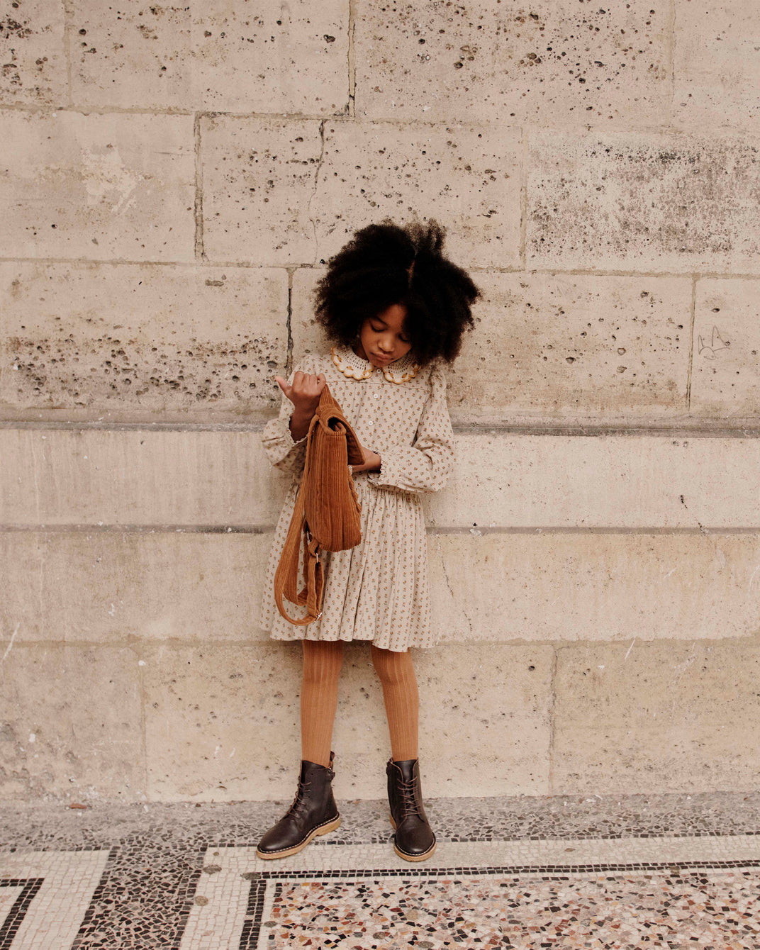 Boots à lacets cuir cacao