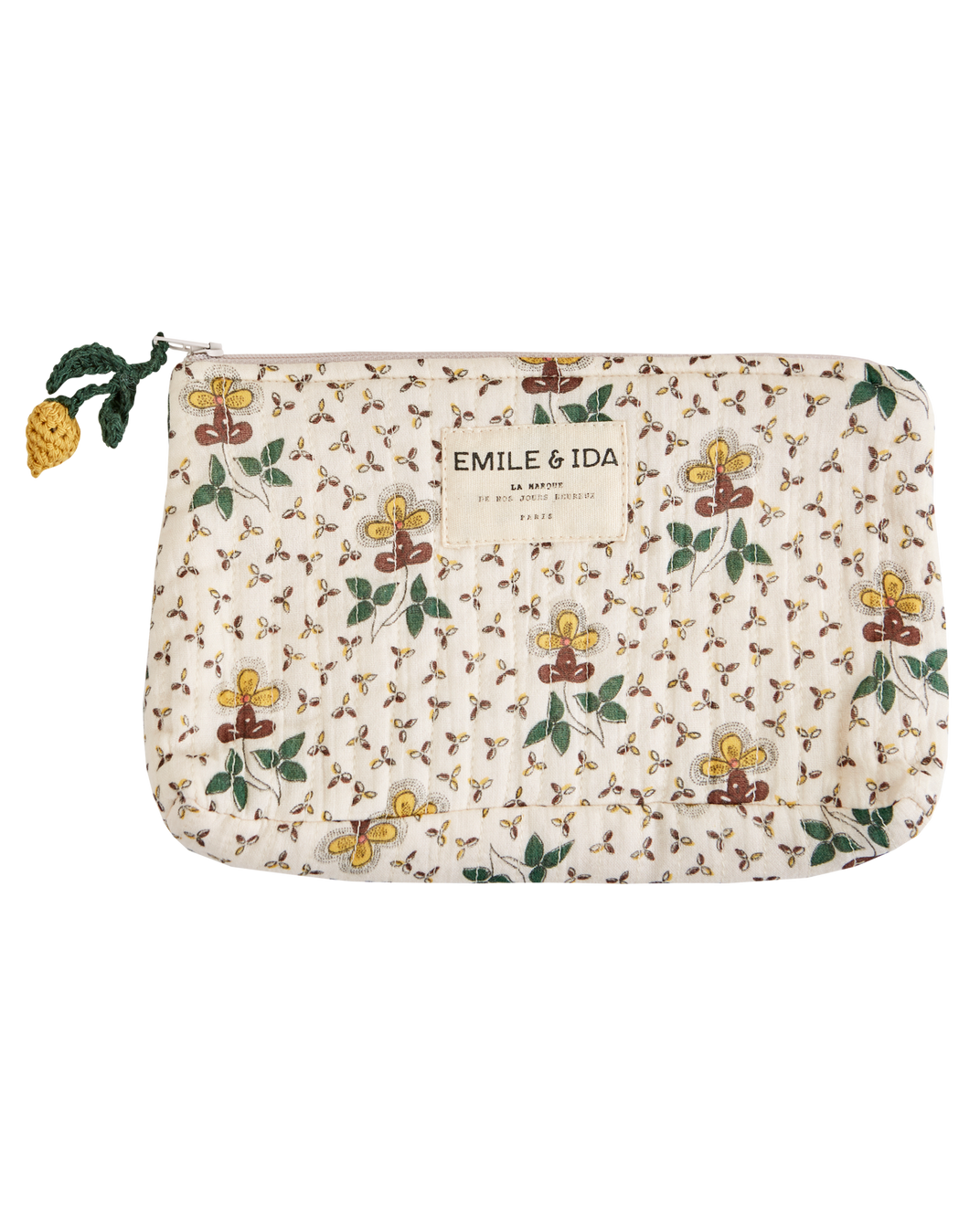 Trousse agate beige clair