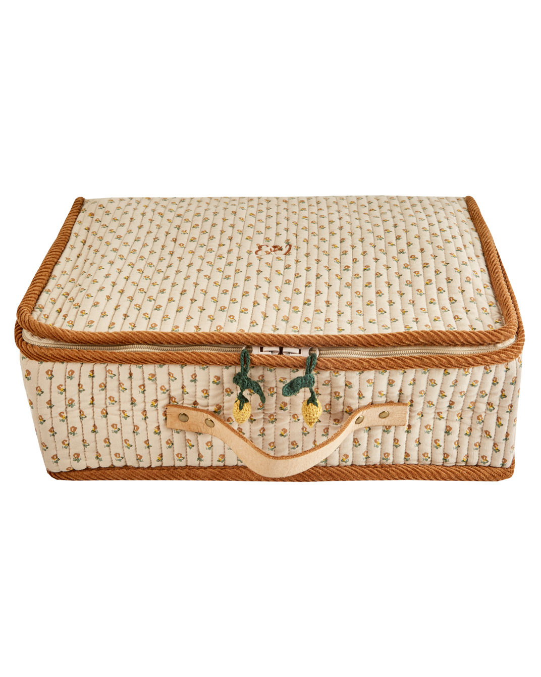Valise matelassée marceau beige